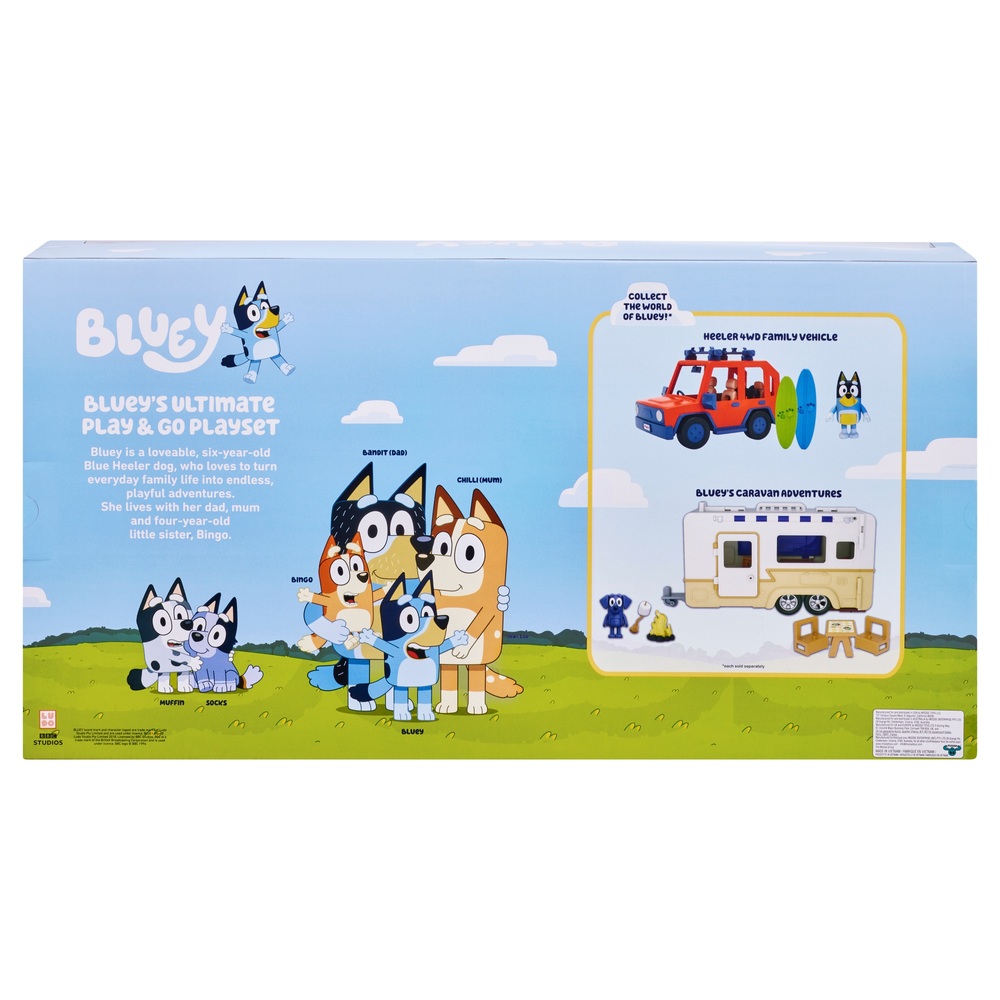 Bluey Playset Maison avec personnage 7 cm