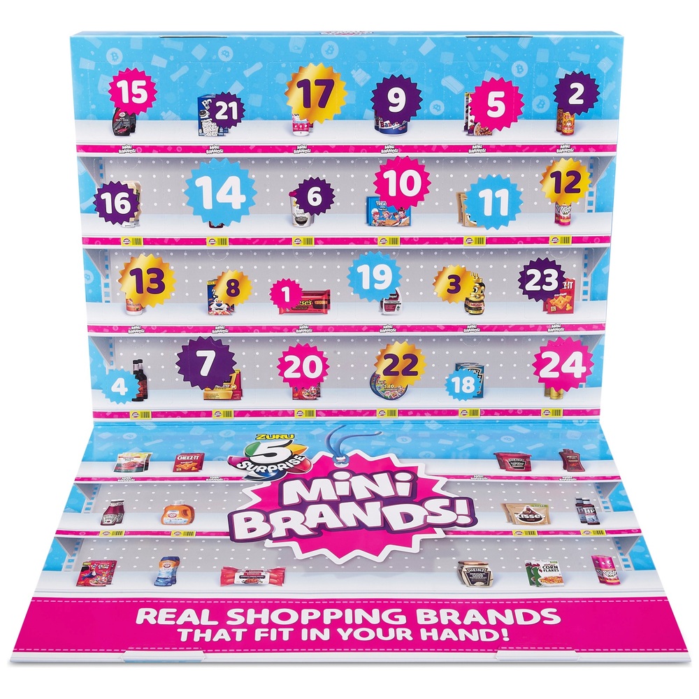 5 Surprise Mini Brands Limited Edition Advent Calendar with 24 Minis by