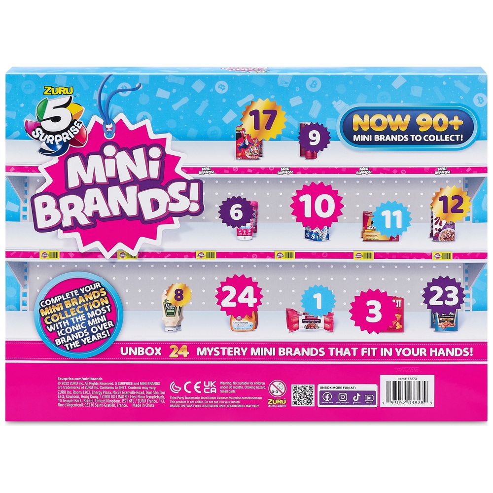 5 Surprise Mini Brands Limited Edition Advent Calendar with 24 Minis by