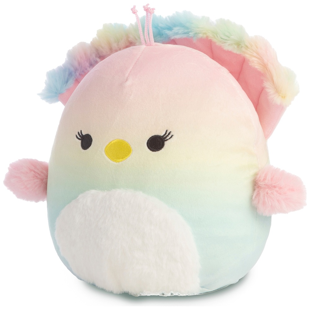 rainbow peacock squishmallow