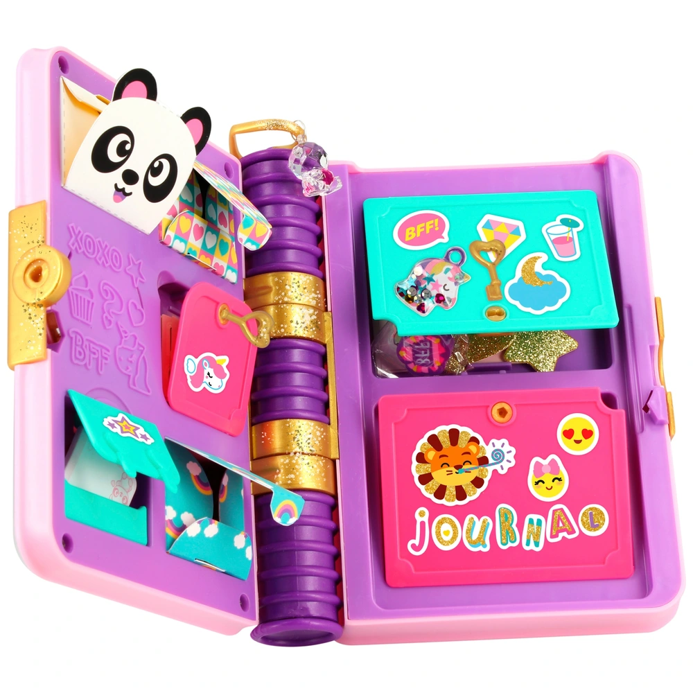 FunLockets Secret Journal Set Pink Glitter Smyths Toys UK
