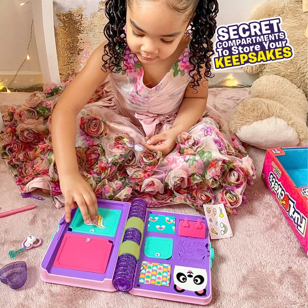 FunLockets Secret Journal Set Pink Glitter Smyths Toys UK