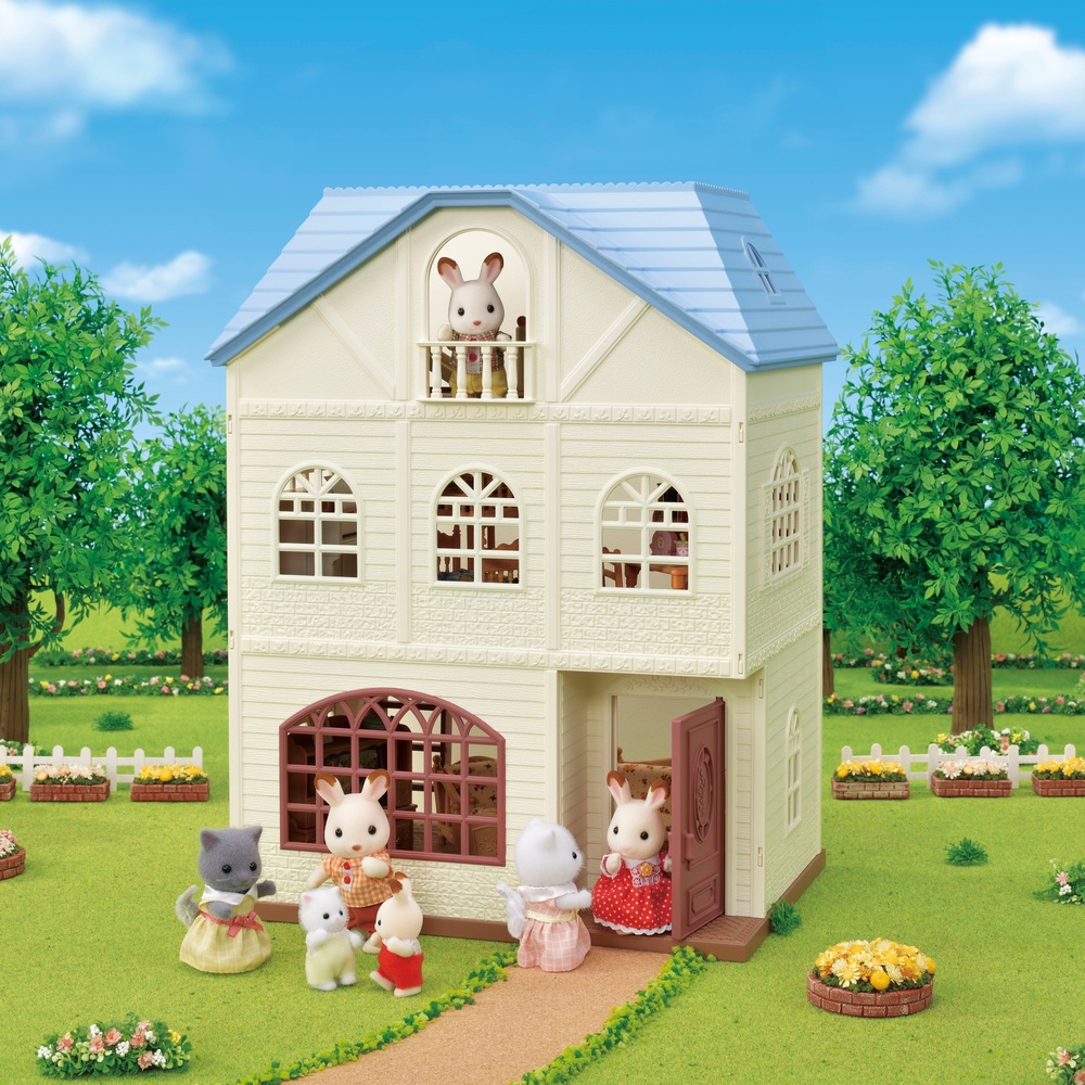 Sylvanian Families - 5513 - Maison à deux étages de la Famille Eléphant Sylvanian  Families : King Jouet, Figurines Sylvanian Families - Jeux d'imitation &  Mondes imaginaires