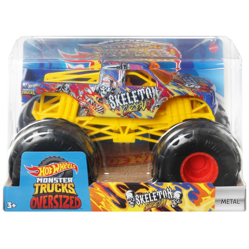 Hot Wheels Monster Trucks-Skeleton Crew | Smyths Toys UK