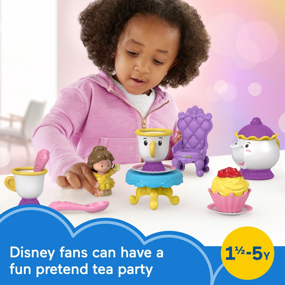 Fisher Price Little People Disney Princess Time for Tea with Belle ...