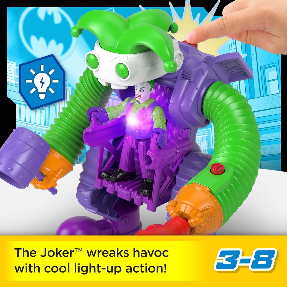 Imaginext DC Super Friends The Joker Battling Robot and Figure | Smyths ...