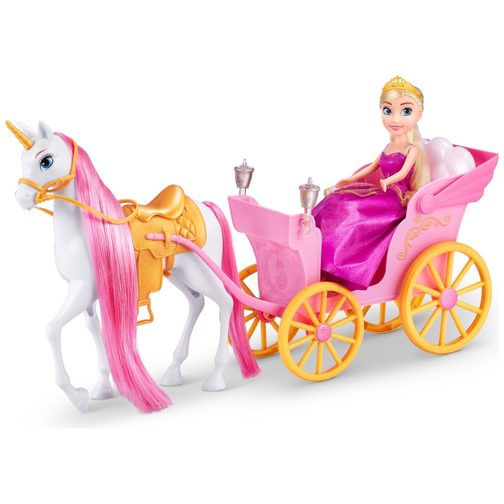 Gå i stykker Claire statsminister Sparkle Girlz Princess Doll with Horse & Carriage by ZURU | Smyths Toys UK