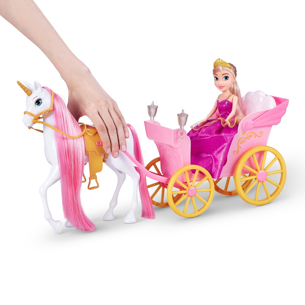 Gå i stykker Claire statsminister Sparkle Girlz Princess Doll with Horse & Carriage by ZURU | Smyths Toys UK