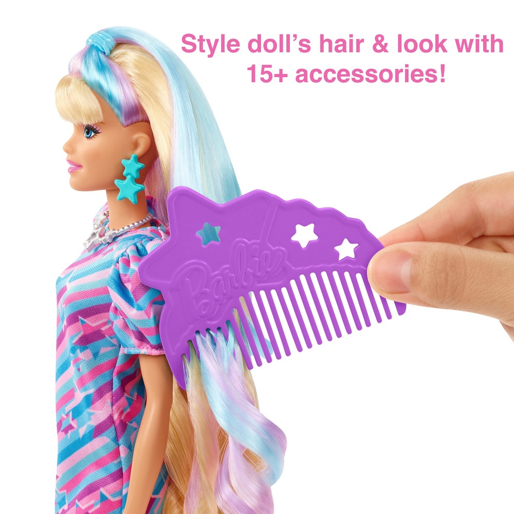 How to straighten the dolls hair  step by step tutorial  Margaret Ann