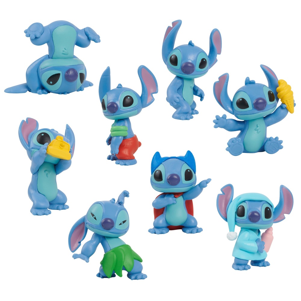 Disney’s Lilo & Stitch Collectible Stitch Figure Set, 5-pieces, Kids Toys  for Ages 3 up