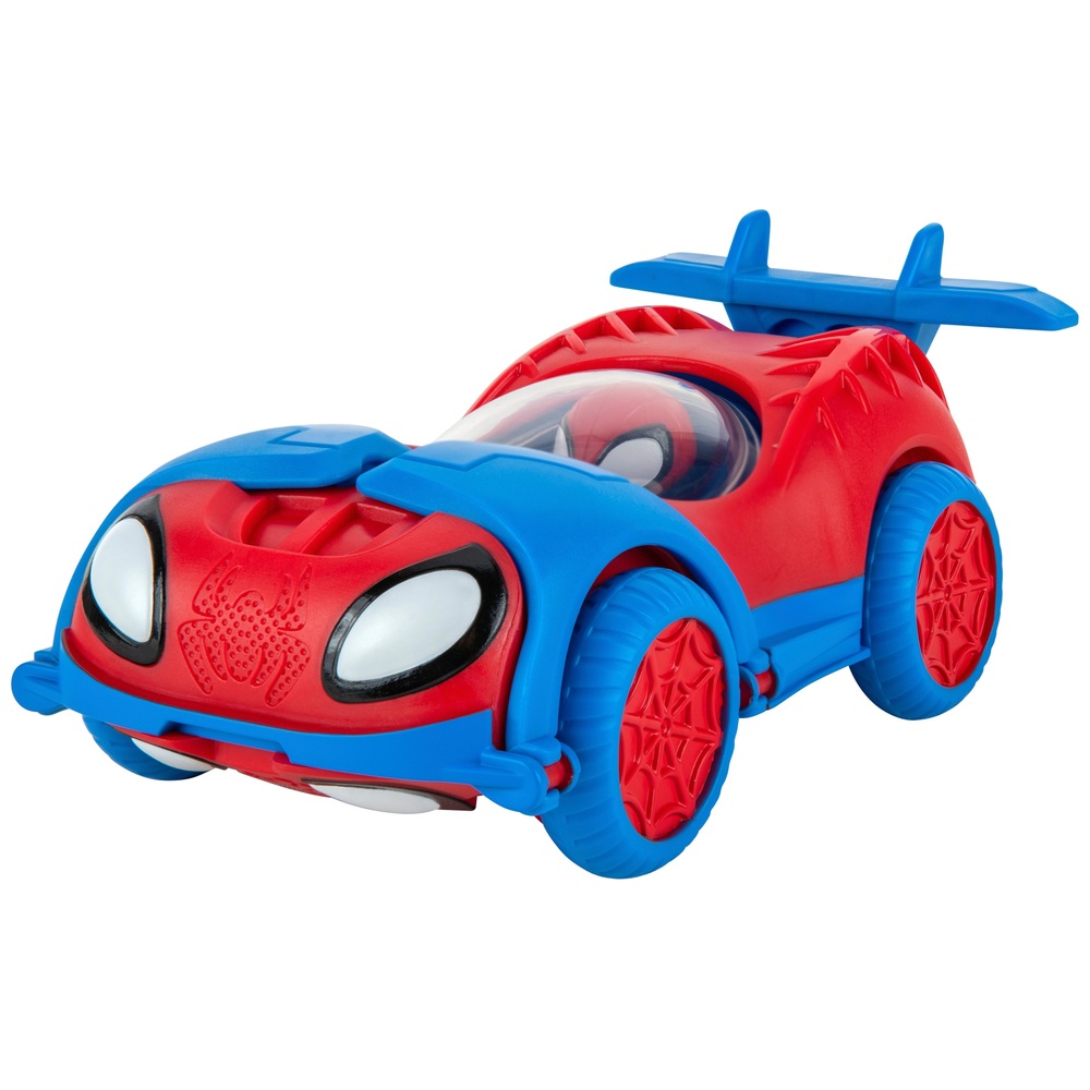 Marvel Spidey - Véhicule 2 en 1 Voiture de Sport ou Jet