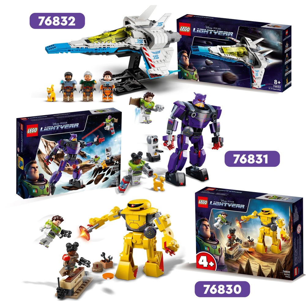 LEGO 76831 Disney and Pixar’s Lightyear Zurg Battle Buzz Set Smyths