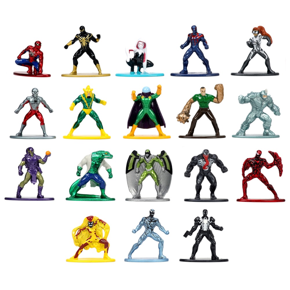 Nano Marvel Spider-Man Die-Cast 18 Figure Pack | Smyths Toys UK