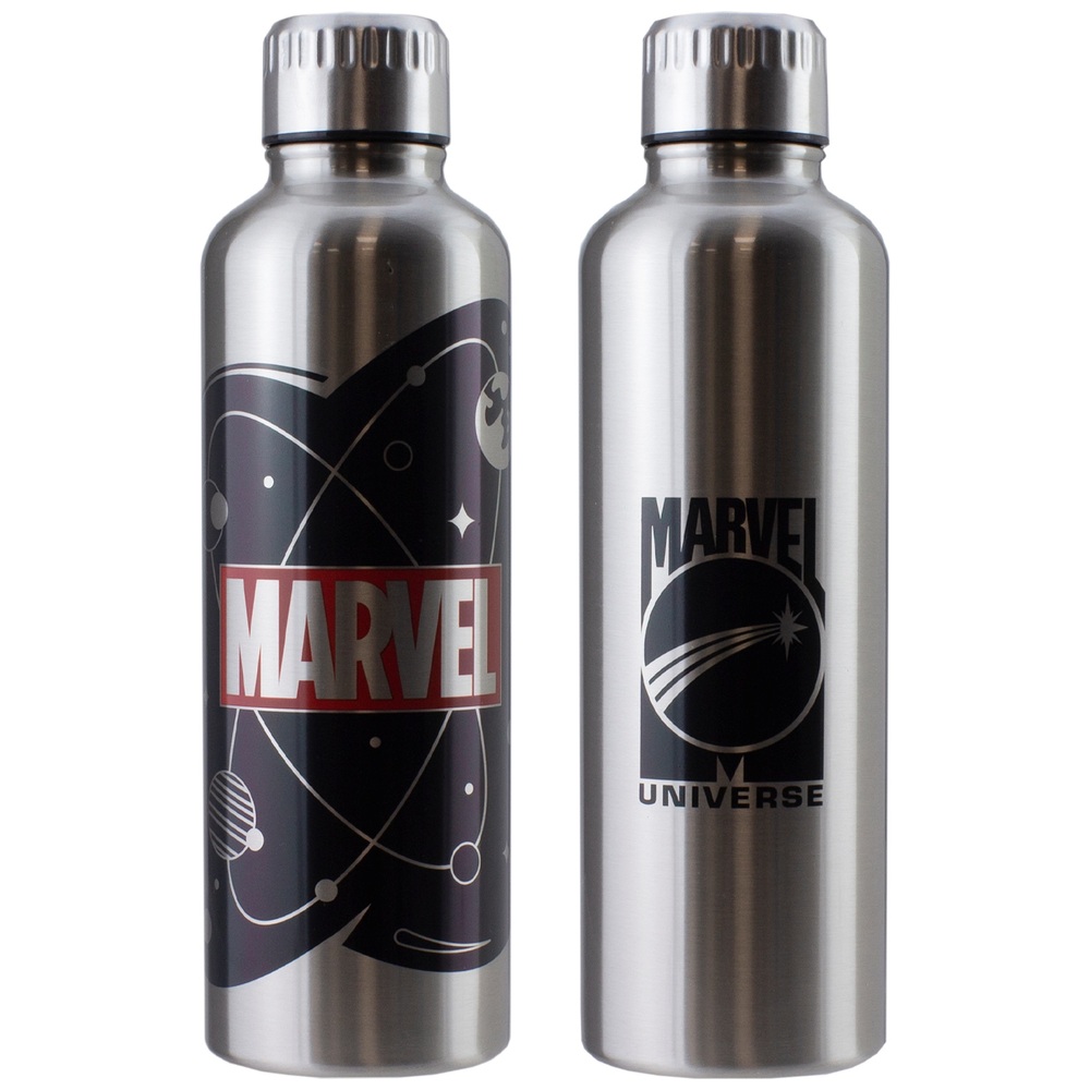 Marvel Spider-Man Amazing Dad Stainless Steel Water Bottle - METALLIC