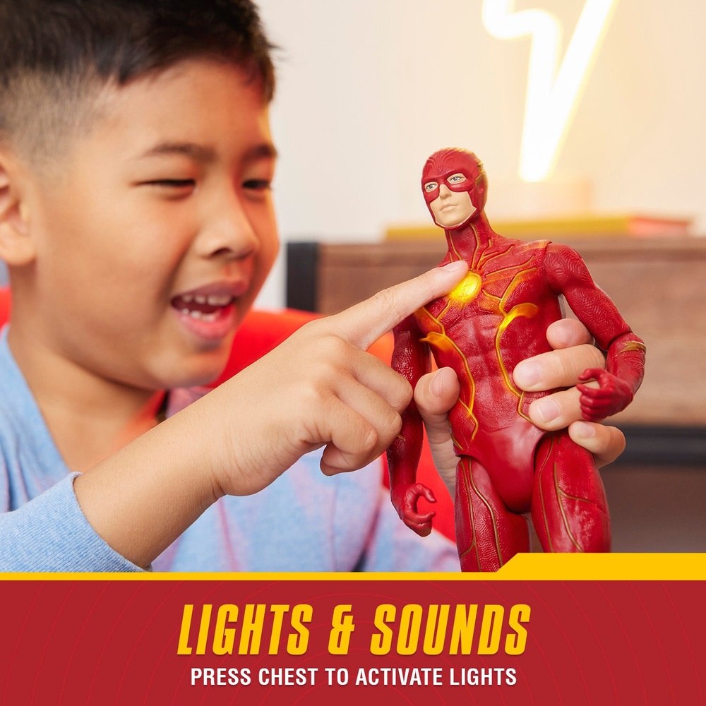 DC Comics Speed Force The Flash Action Figure with Lights & Sounds