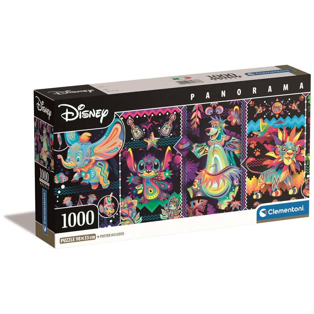 Hobart mot tv Clementoni Panorama Puzzel Disney 1000 stukjes | Smyths Toys Nederland