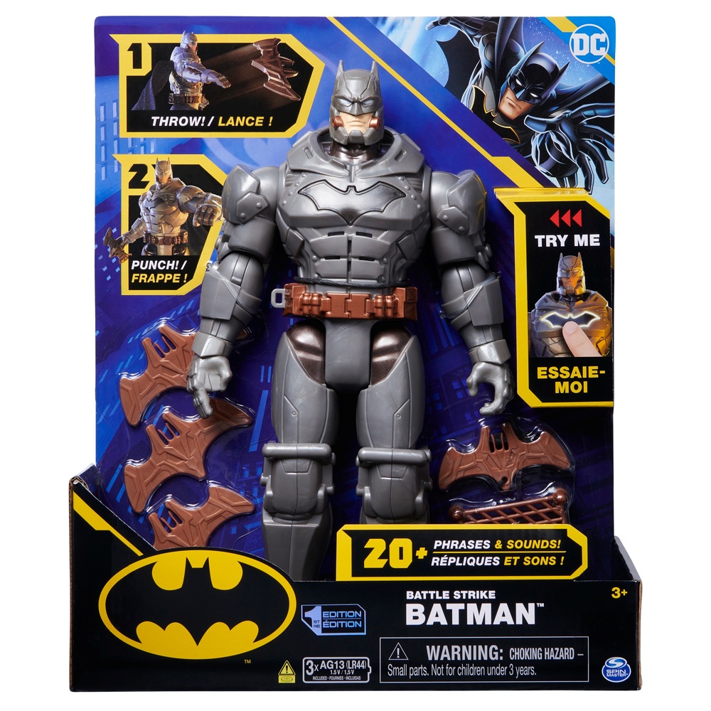 DC Comics 30cm Battle Strike Batman Action Figure Smyths Toys UK