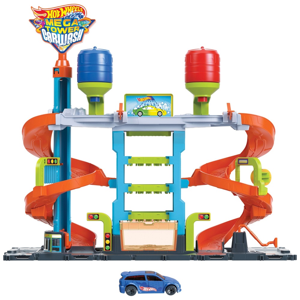 hot wheel mega car wash