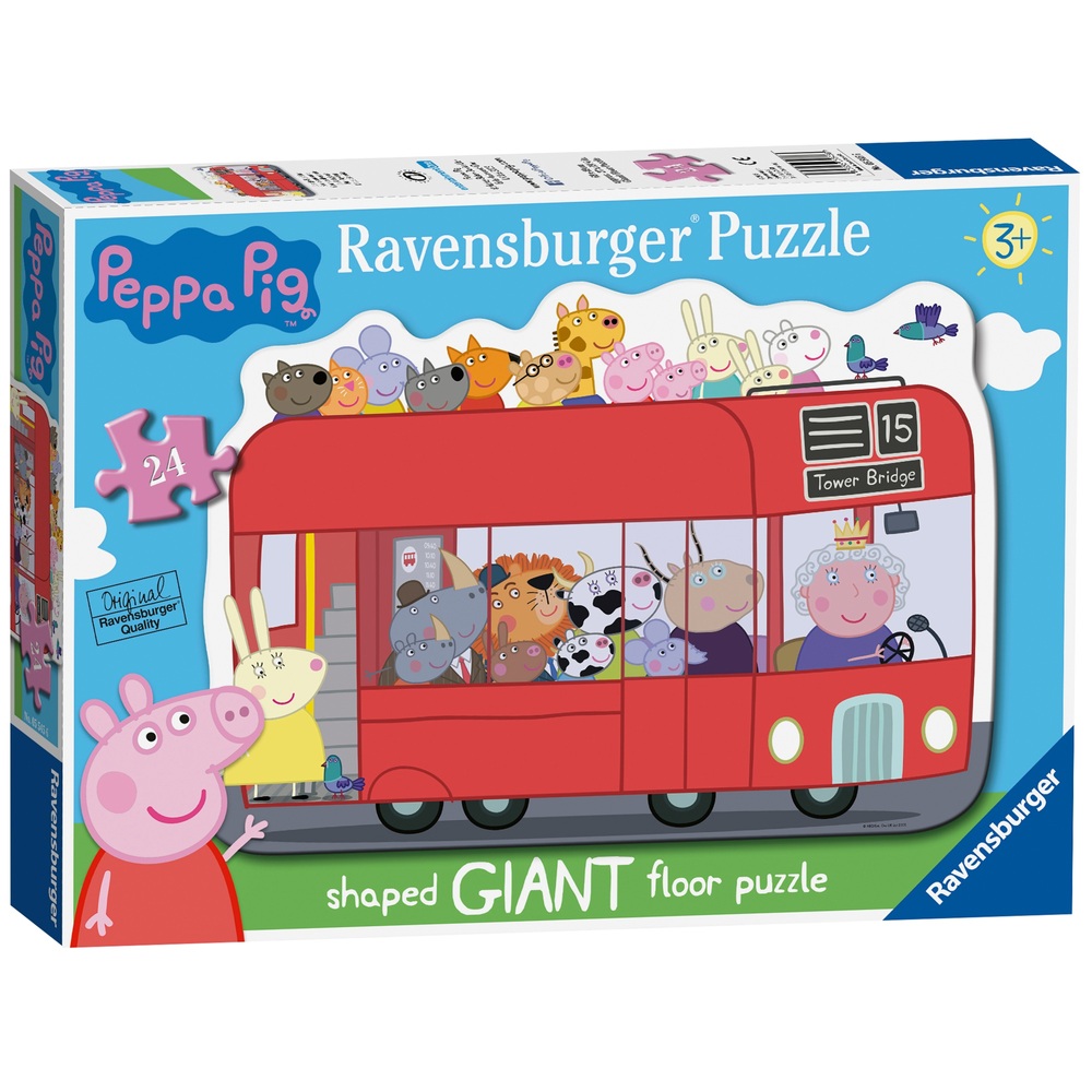 03116 Ravensburger Peppa Pig Alphabet Giant Floor Jigsaw Puzzle 24 Pieces Age 3+ 