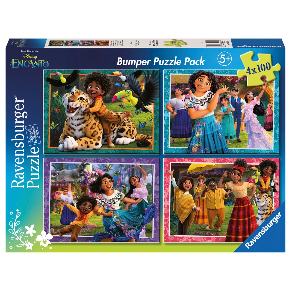 Ravensburger Disney Encanto 4 x 100-piece Jigsaw Puzzle Bumper Pack