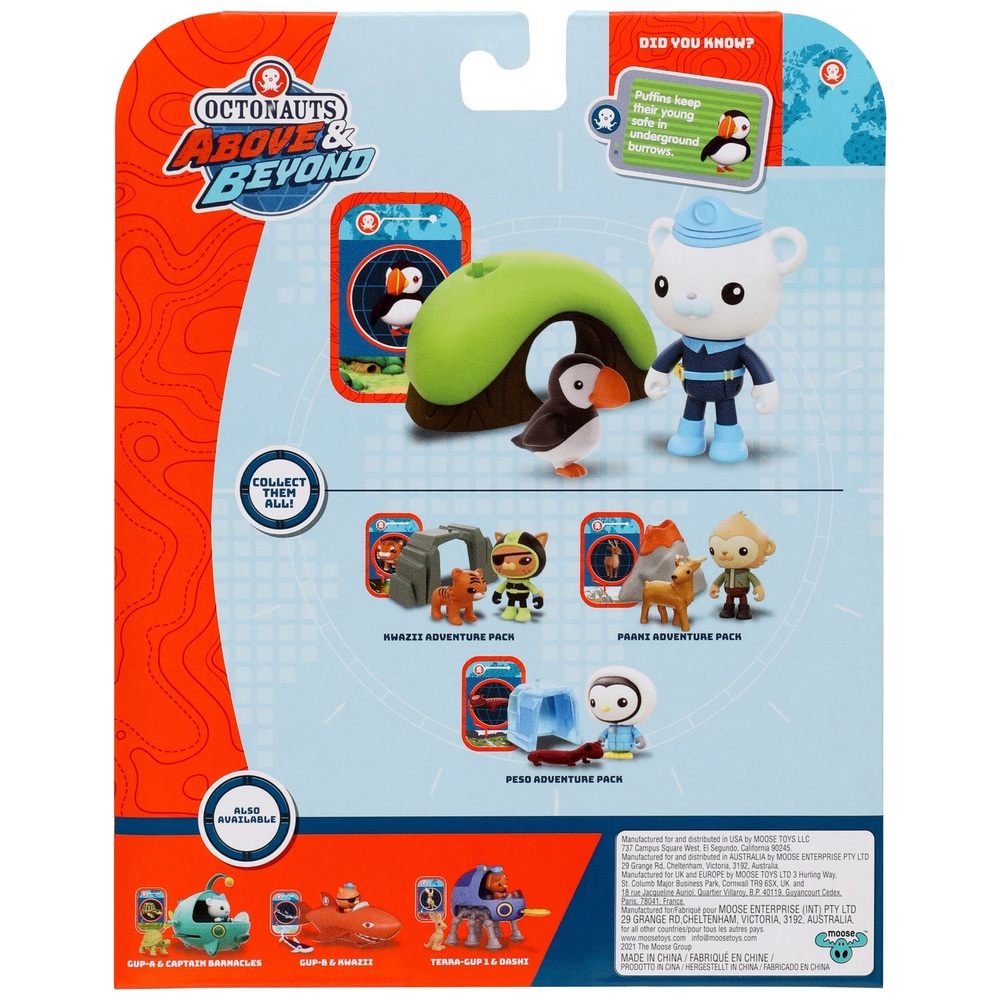 Octonauts Above & Beyond Deluxe Toy Figure Barnacles Adventure Pack ...