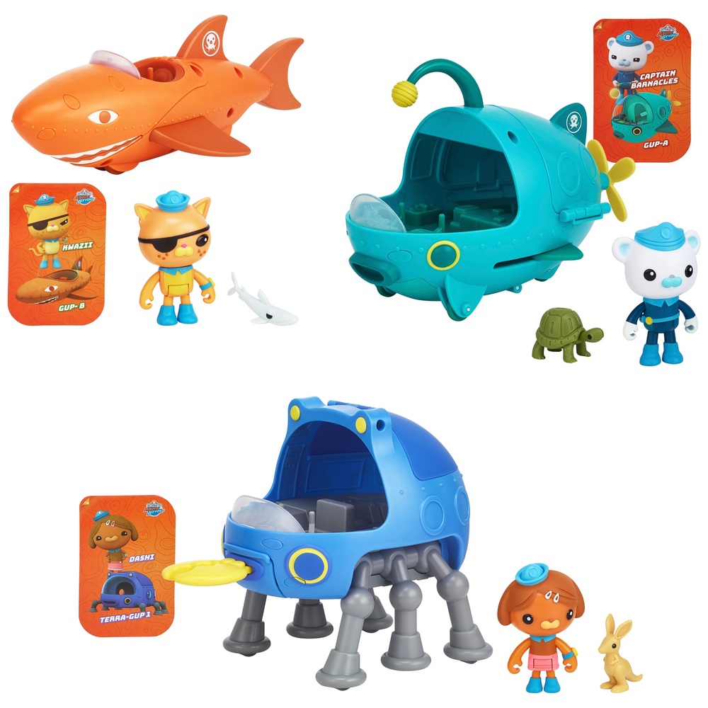 Octonauts Series 1 Figure & Vehicle – Barnacles & Gup A | Smyths Toys UK