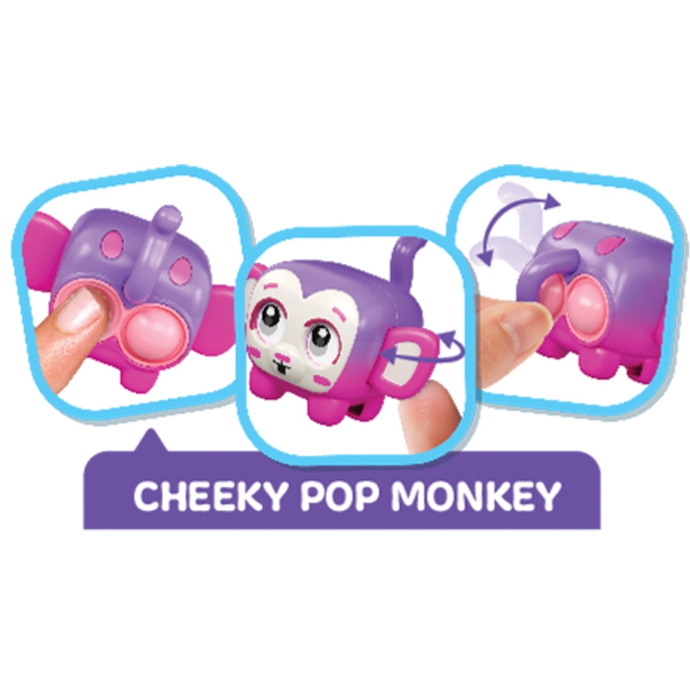 Little Live Pets Squirkies Cheeky Pop Monkey Figure 