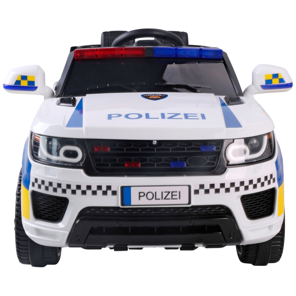 Kinder Elektroauto RC Polizeiwagen 12 V ferngesteuert mit Licht