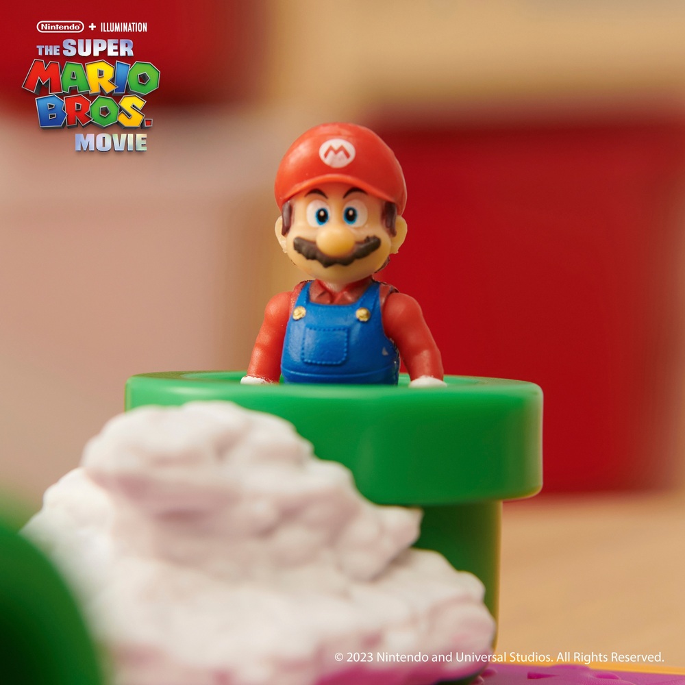 Super Mario Bros Le Film - Coffret Camion avec figurine miniature Mario de  1,25