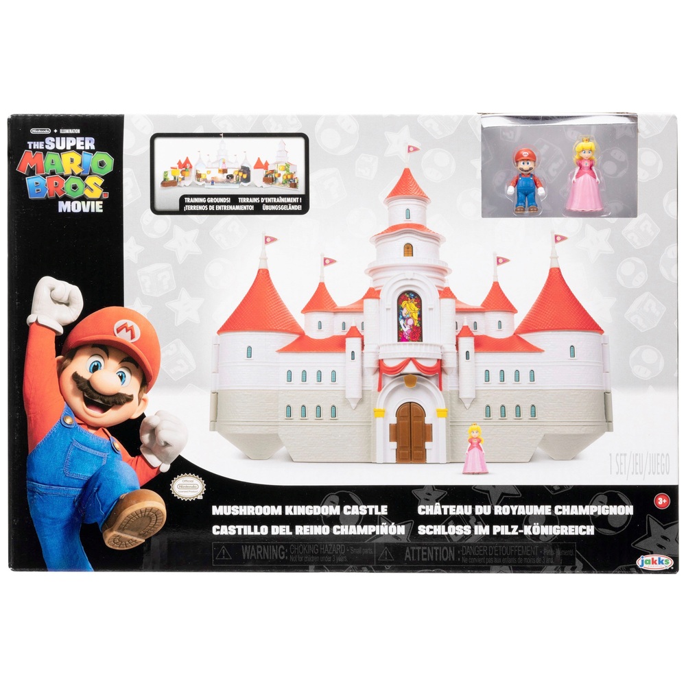 de jouwe Wiskunde Onderstrepen Nintendo Super Mario Movie Speelgoed Set Deluxe Peach's Kasteel | Smyths  Toys Nederland