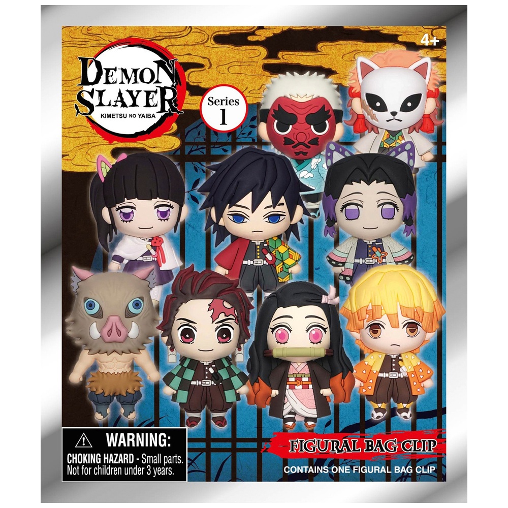 Demon Slayer 3D Keychains Assortment | Smyths Toys UK