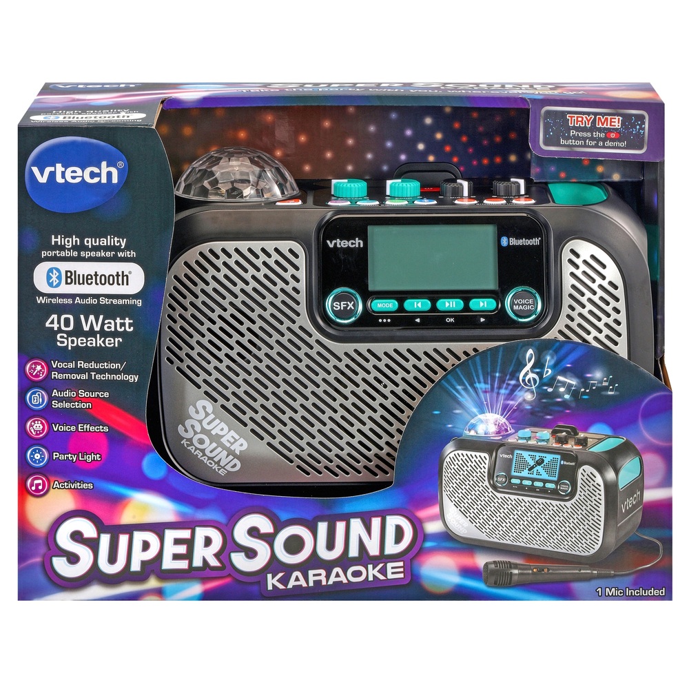 Vtech Super Sound Karaoke Machine Smyths Toys Uk 4440