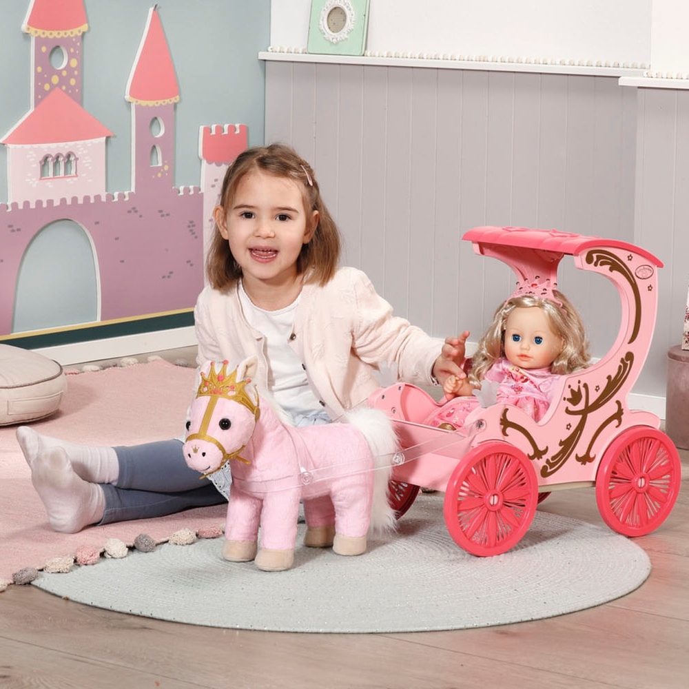 Versterker bijtend wasserette Baby Annabell Little Sweet Carriage & Pony | Smyths Toys UK