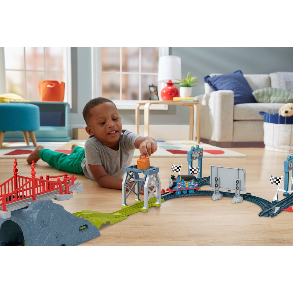 Thomas & Friends Thomas & Kana Cargo Race Train Playset | Smyths Toys UK