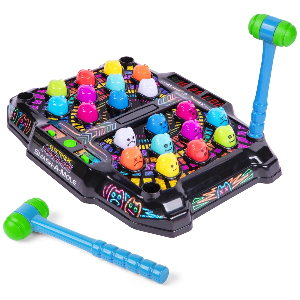 Jeu Marteau Enfants Mini Jeu Whack-a-Mole Électronique BSTCAR Avec Marteau - Jouet Interactif Pour Enfants