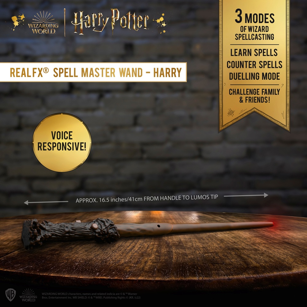 Harry Potter Real FX Wand | Smyths Toys Ireland