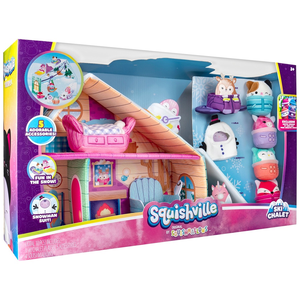 Squishville Playset Ski Chalet | Smyths Toys Ireland