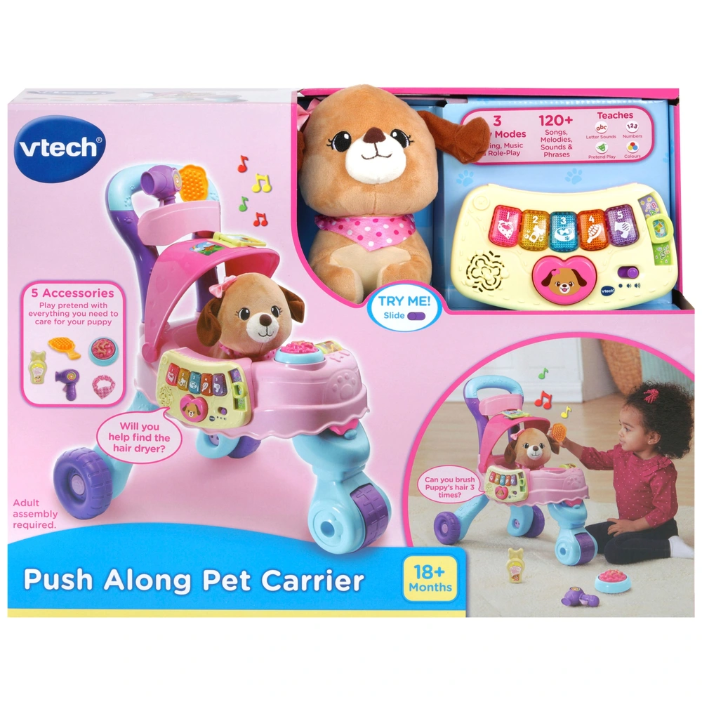 VTech Push Along Pet Carrier Smyths Toys UK
