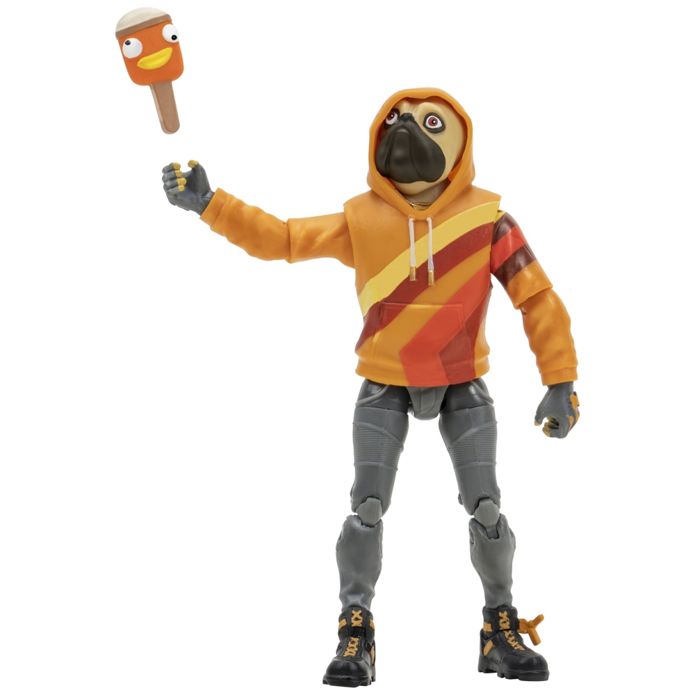 Fortnite 10cm Emote Figure 2 Pack Doggo & Lil Treat Smyths Toys UK