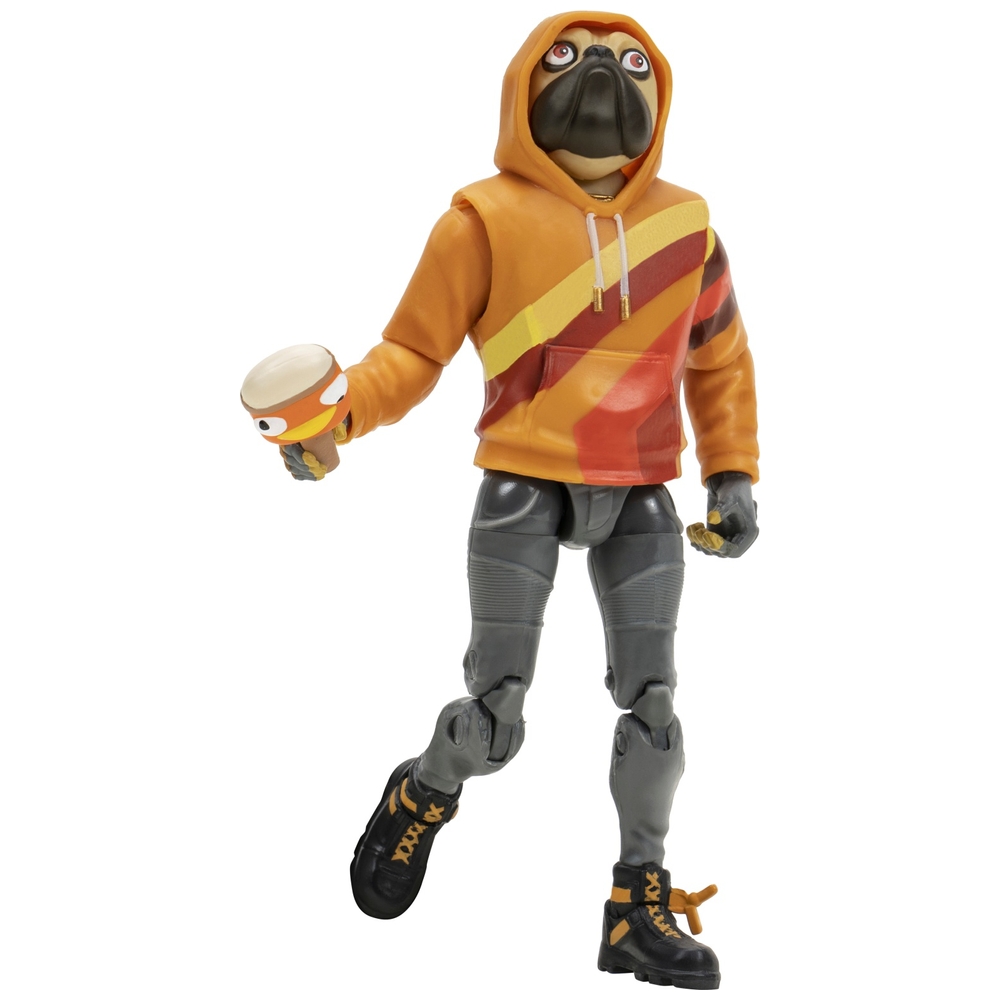Fortnite 10cm Emote Figure 2 Pack Doggo & Lil Treat Smyths Toys UK