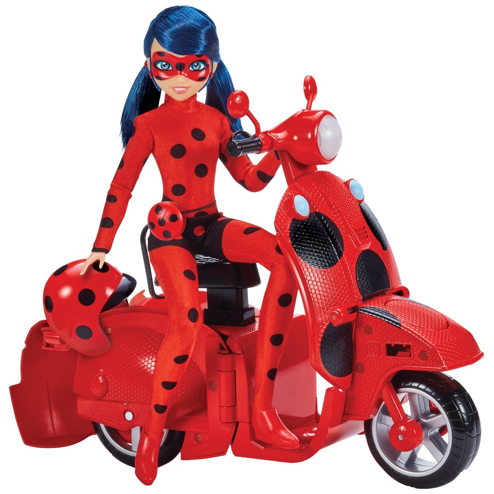 Miraculous - Poupée Ladybug et son Scooter