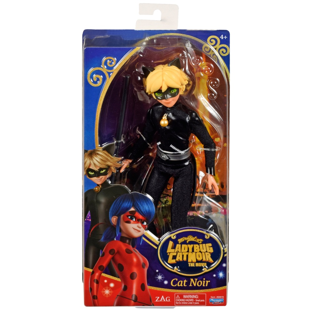 Miraculous Movie 26cm Fashion Cat Noir Doll Smyths Toys Uk 7501