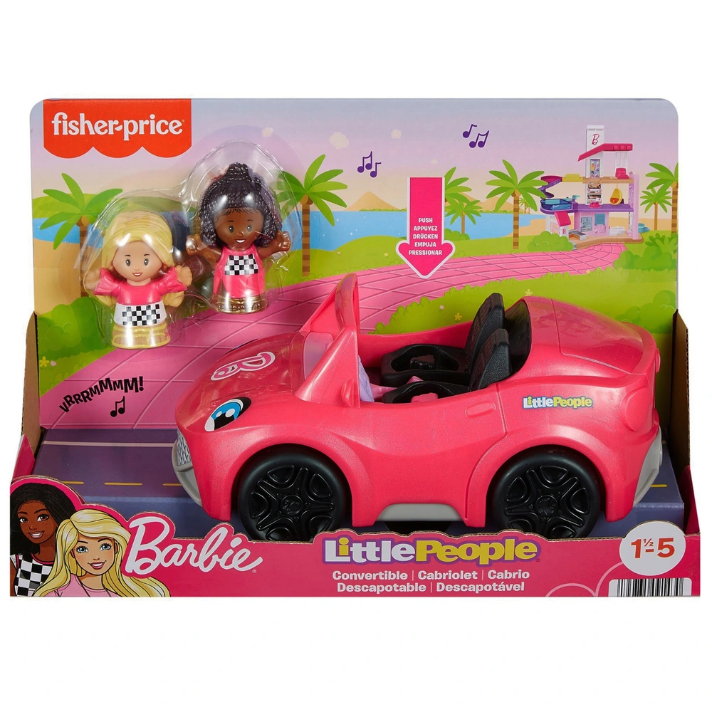 Fisher-Price Little People Barbie Convertible with Figures Set