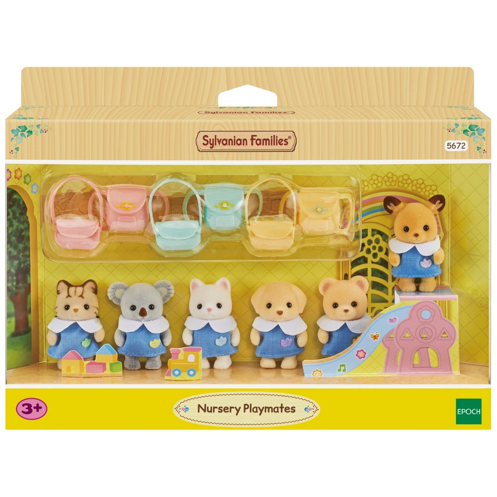 Sylvanian Families Nursery Playmates Babies Set Smyths Toys UK