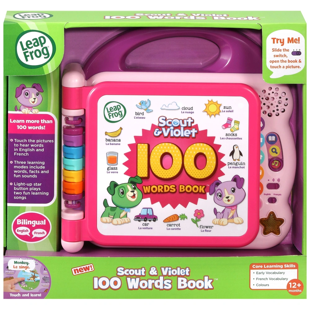 Hermitshell Hard Travel Case For LeapFrog Learning Friends 100 Words Book - Protective EVA Shell (Purple)