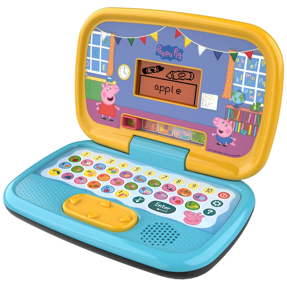 VTech Peppa Pig Learning Laptop Smyths Toys UK