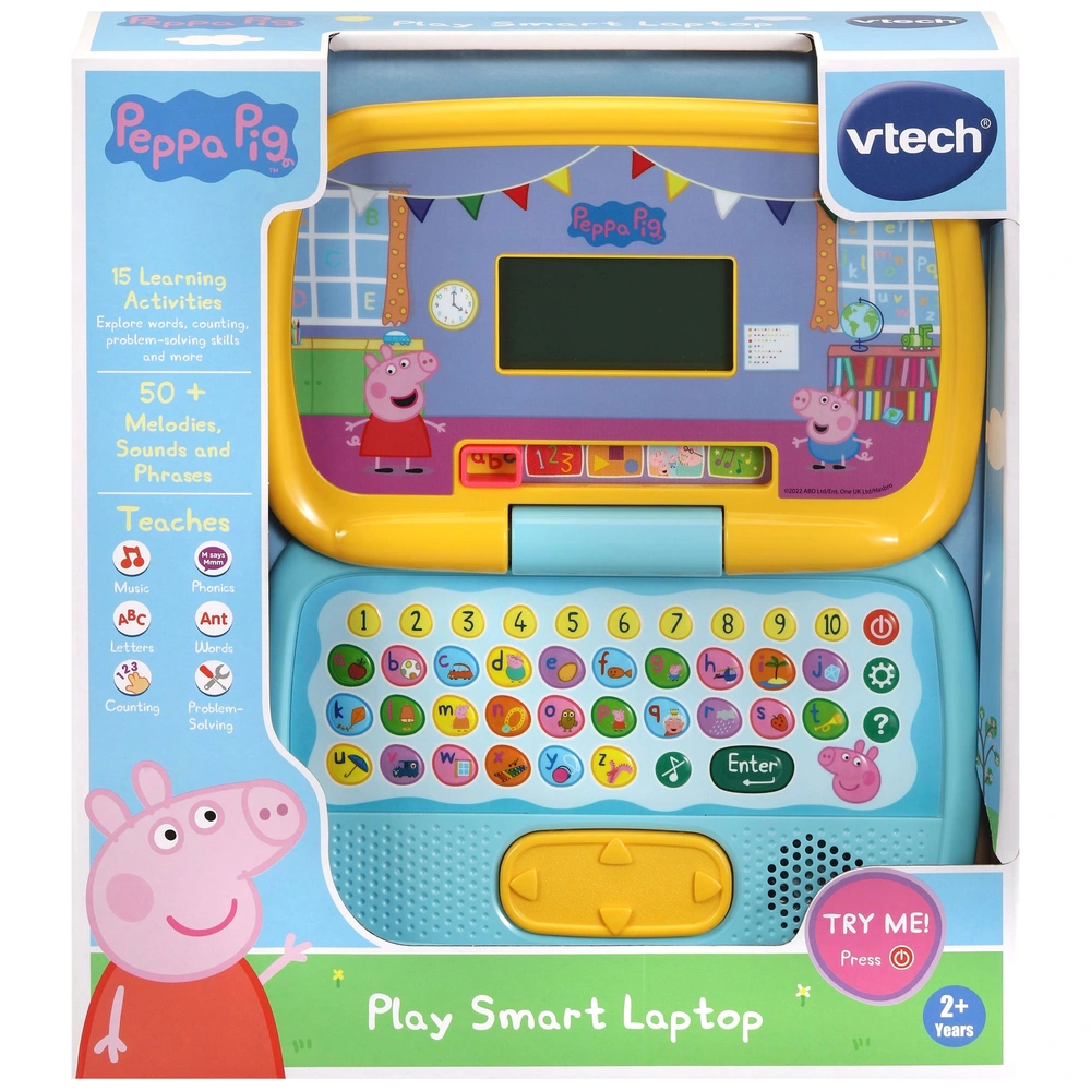 VTech Peppa Pig Learning Laptop Smyths Toys Ireland
