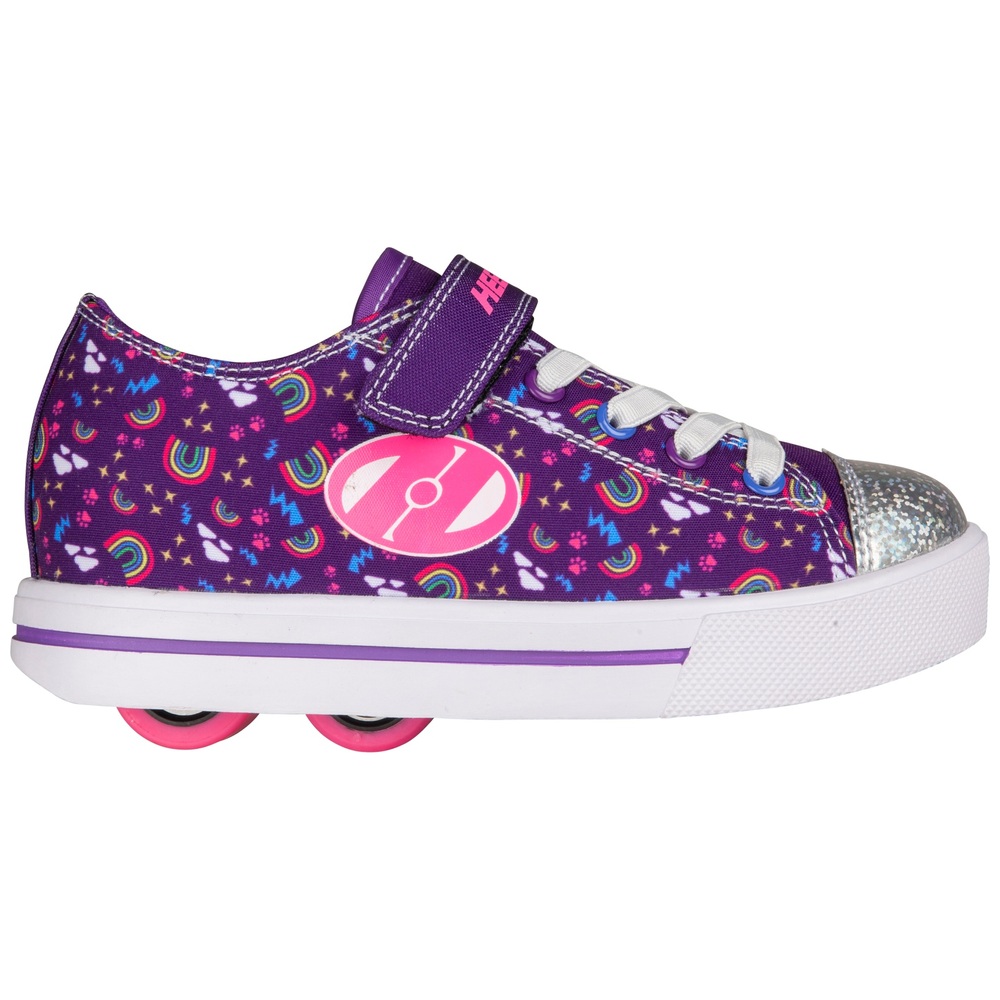heelys snazzy x2 purple rainbow