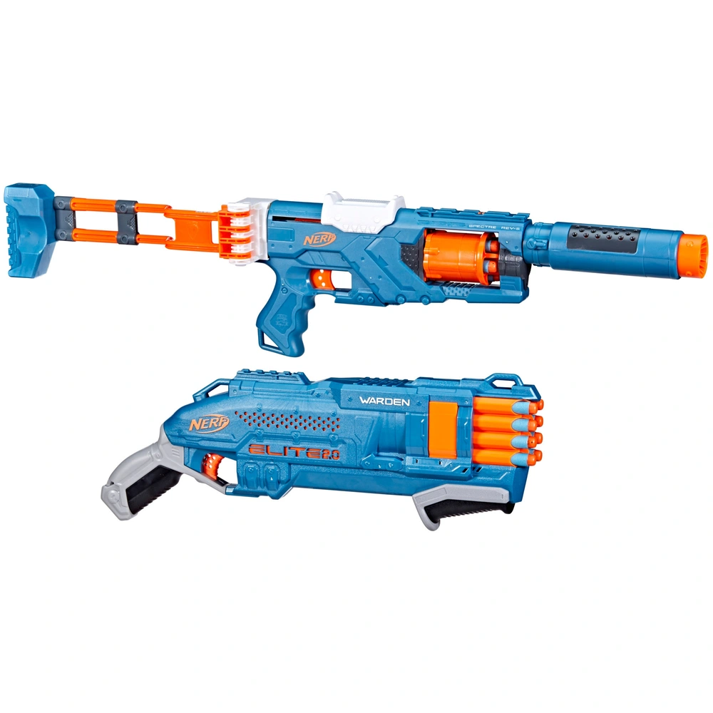 NERF Elite 2.0 Double Defense Blaster 2 Pack | Smyths Toys UK