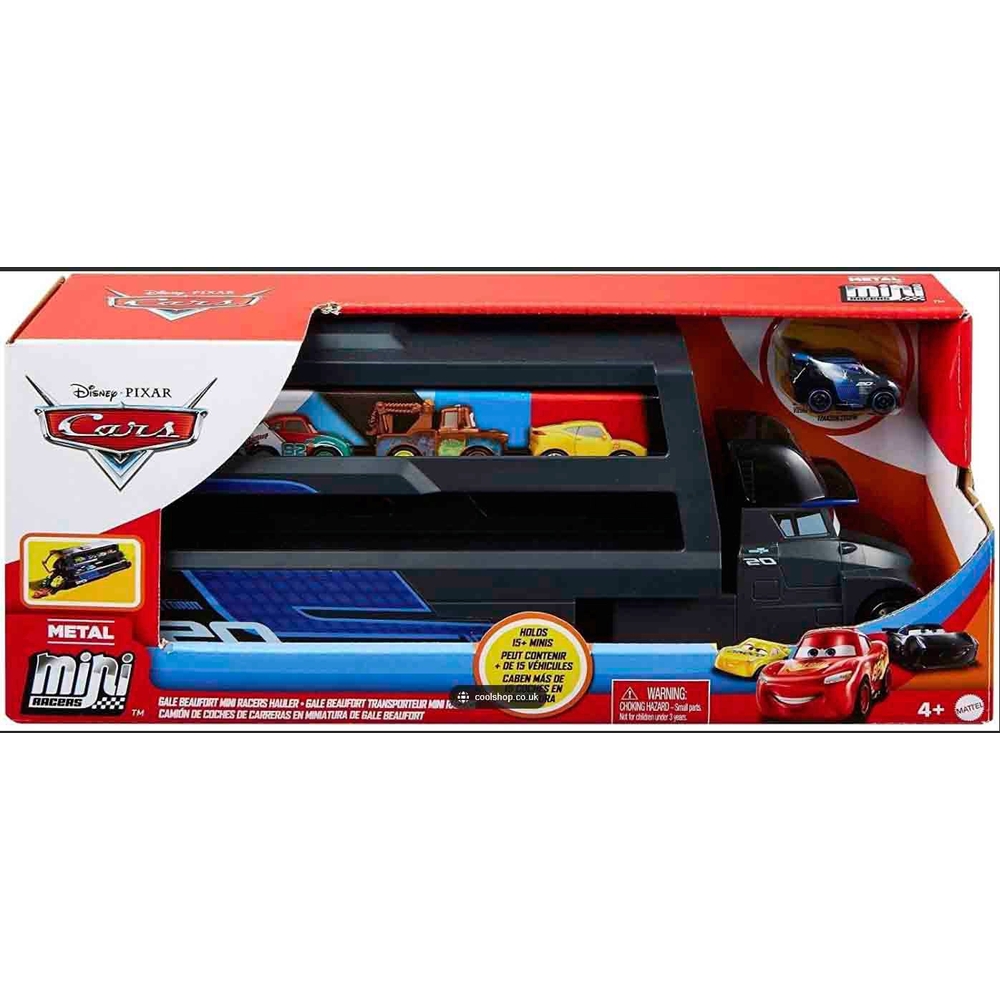 Disney Store Camion Mack Carrier avec 4 voitures à friction miniatures,  Disney Pixar Cars